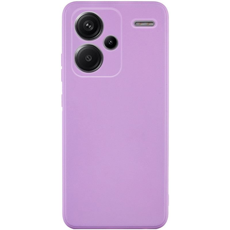 Силиконовый чехол Candy Full Camera для Xiaomi Redmi Note 13 Pro+ (Сиреневый / Dasheen)