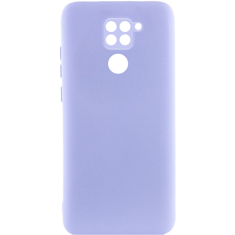 Чохол Silicone Cover Lakshmi Full Camera (AA) для Xiaomi Redmi Note 9 (Бузковий / Dasheen)