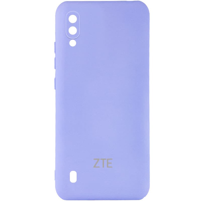 Чехол Silicone Cover My Color Full Camera (A) для ZTE Blade A5 (2020) (Сиреневый / Dasheen)