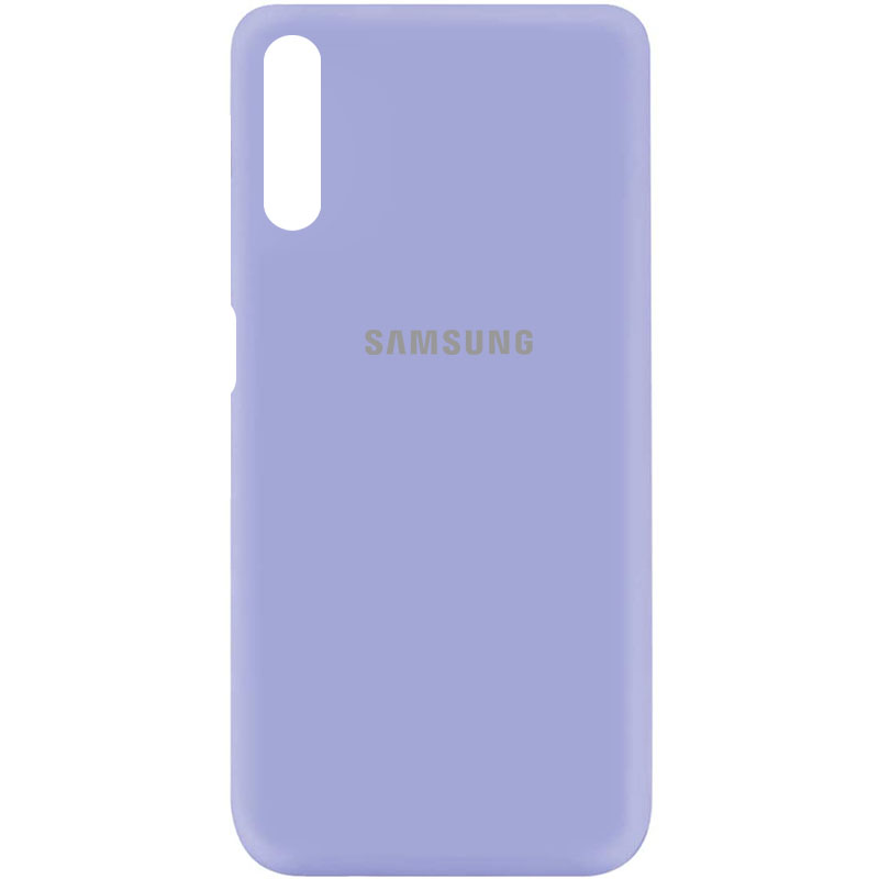 Чехол Silicone Cover My Color Full Protective (A) для Samsung A750 Galaxy A7 (2018) (Сиреневый / Dasheen)