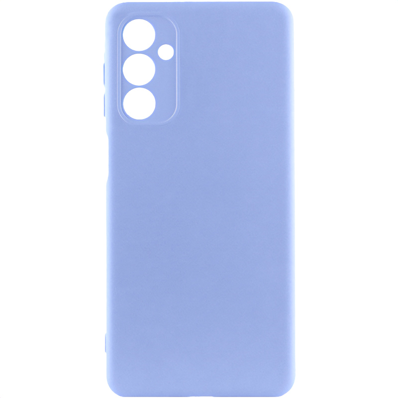 Чехол TPU GETMAN Liquid Silk Full Camera для Samsung Galaxy A16 4G/5G (Сиреневый / Light purple)