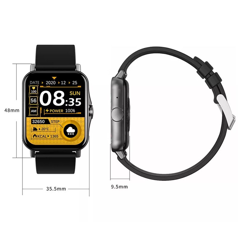 Смарт-часы Gelius Pro GP-SW004 (Amazwatch GT2) (IPX7) Черный на onecase.com.ua