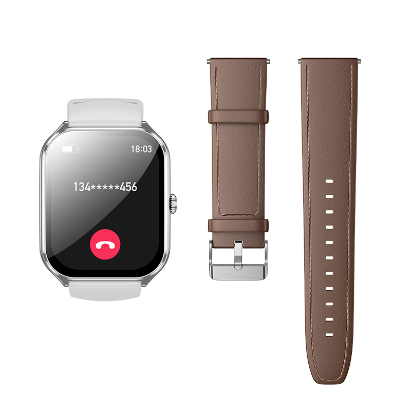 Смарт-часы Hoco Smart Watch Y28 AMOLED Smart sports watch (call version) (Silver)