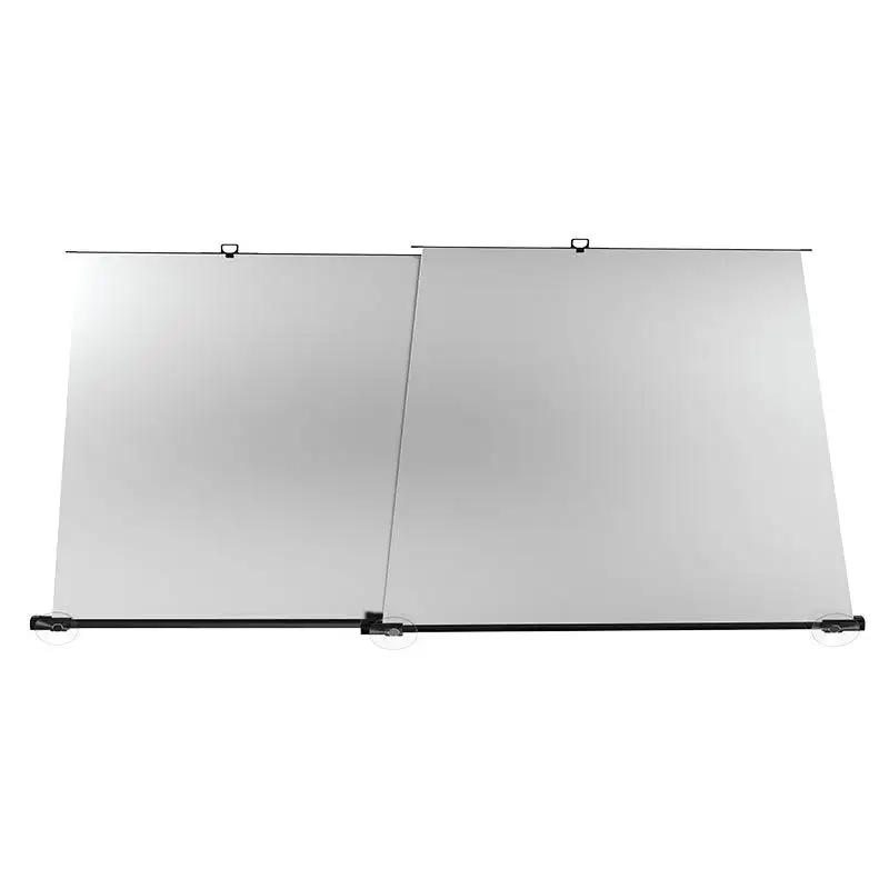 Солнцезащитная шторка на лобовое стекло (комплект из 2 шт) (1.35x0.7m) (Black)