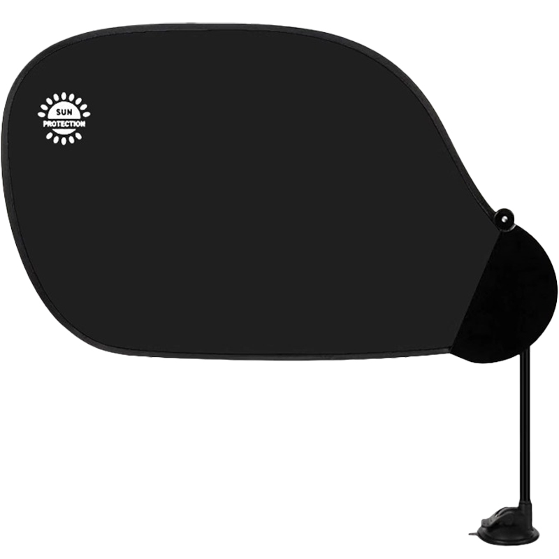 Солнцезащитный козырек для автомобиля (на присоске) (0.58x0.36m) (Black)