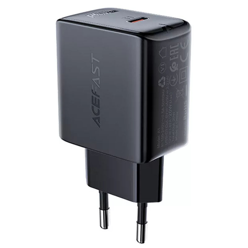 СЗУ Acefast A1 PD20W single USB-C (Black)
