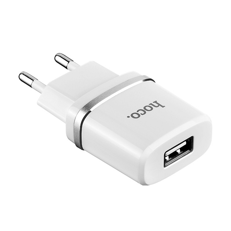 МЗП Hoco C11 USB зарядний пристрій 1А (Білий)