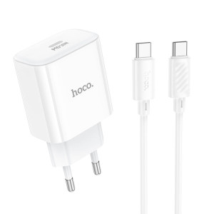 СЗУ Hoco C76A Pro Majestic PD30W (1USB-C) + кабель Type-C to Type-C