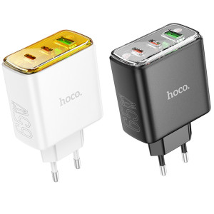 СЗУ Hoco CS44A Smart PD65W (1USB-A/2С)