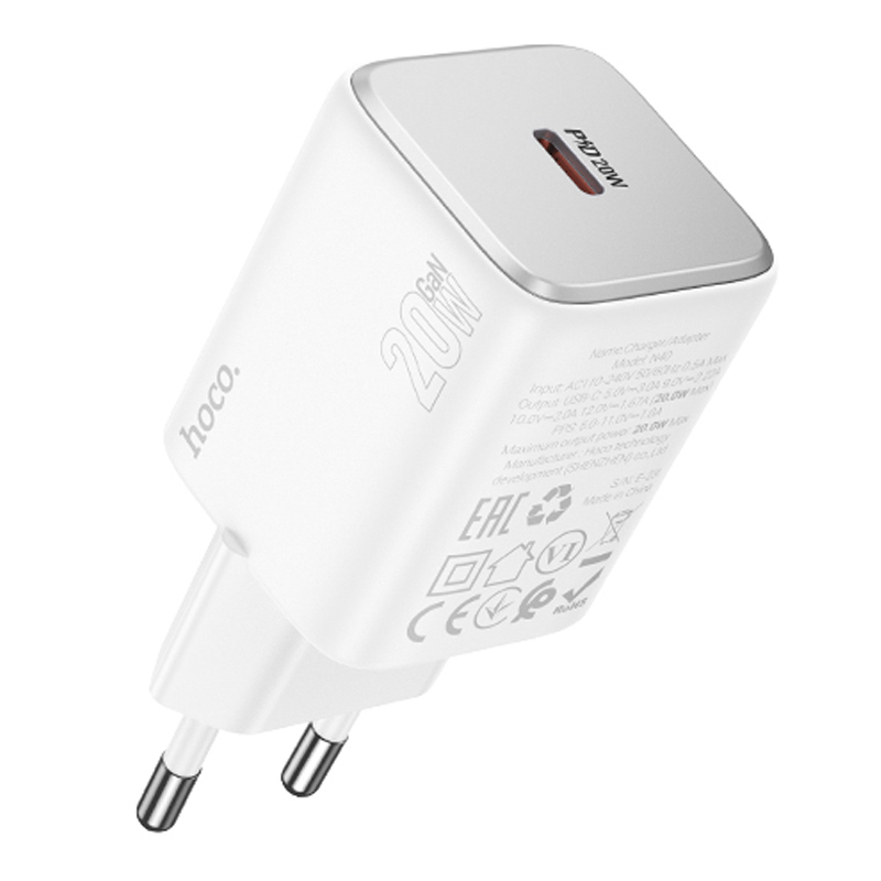 МЗП Hoco N40 Mighty 1C PD20W (White)