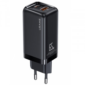 СЗУ Usams US-CC153 T47 65W Dual Ports Super Si PD Fast Charger