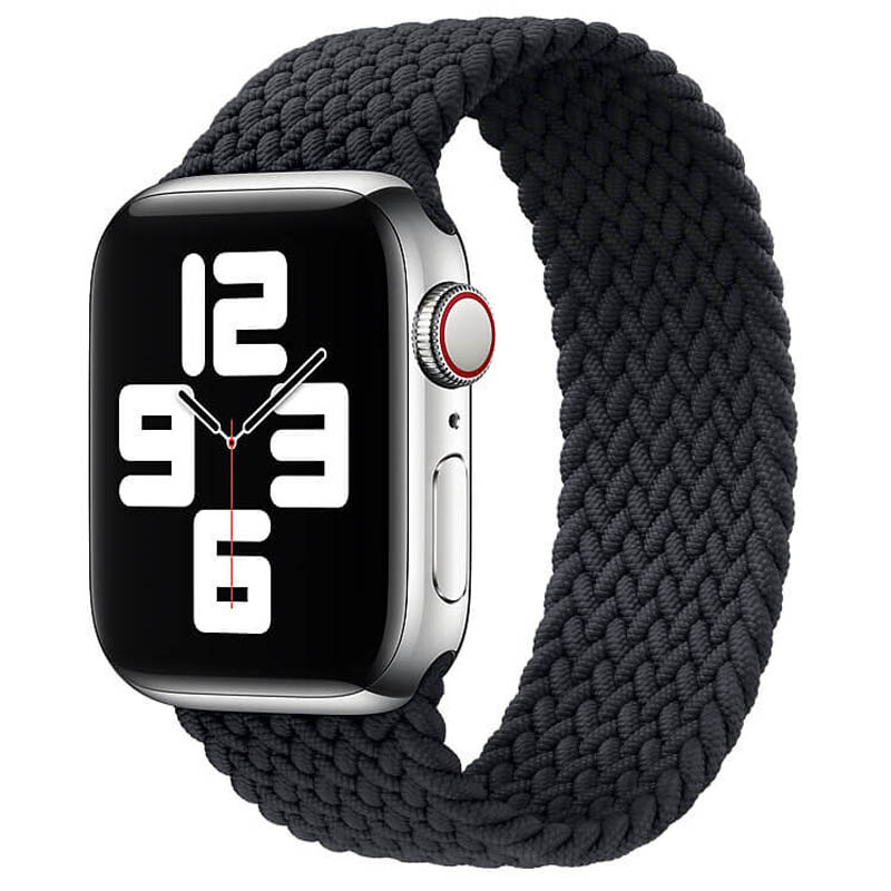 Ремешок Braided Solo Loop для Apple watch 38mm/40mm 155mm (Темно-серый)