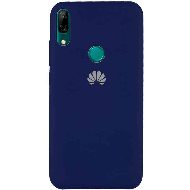 Чехол Silicone Cover Full Protective (AA) для Huawei P Smart Z (Темно-синий / Midnight blue)
