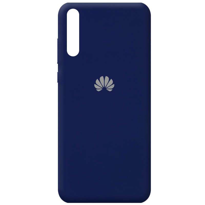 Чехол Silicone Cover Full Protective (AA) для Huawei Y8p (2020) / P Smart S (Темно-синий / Midnight blue)
