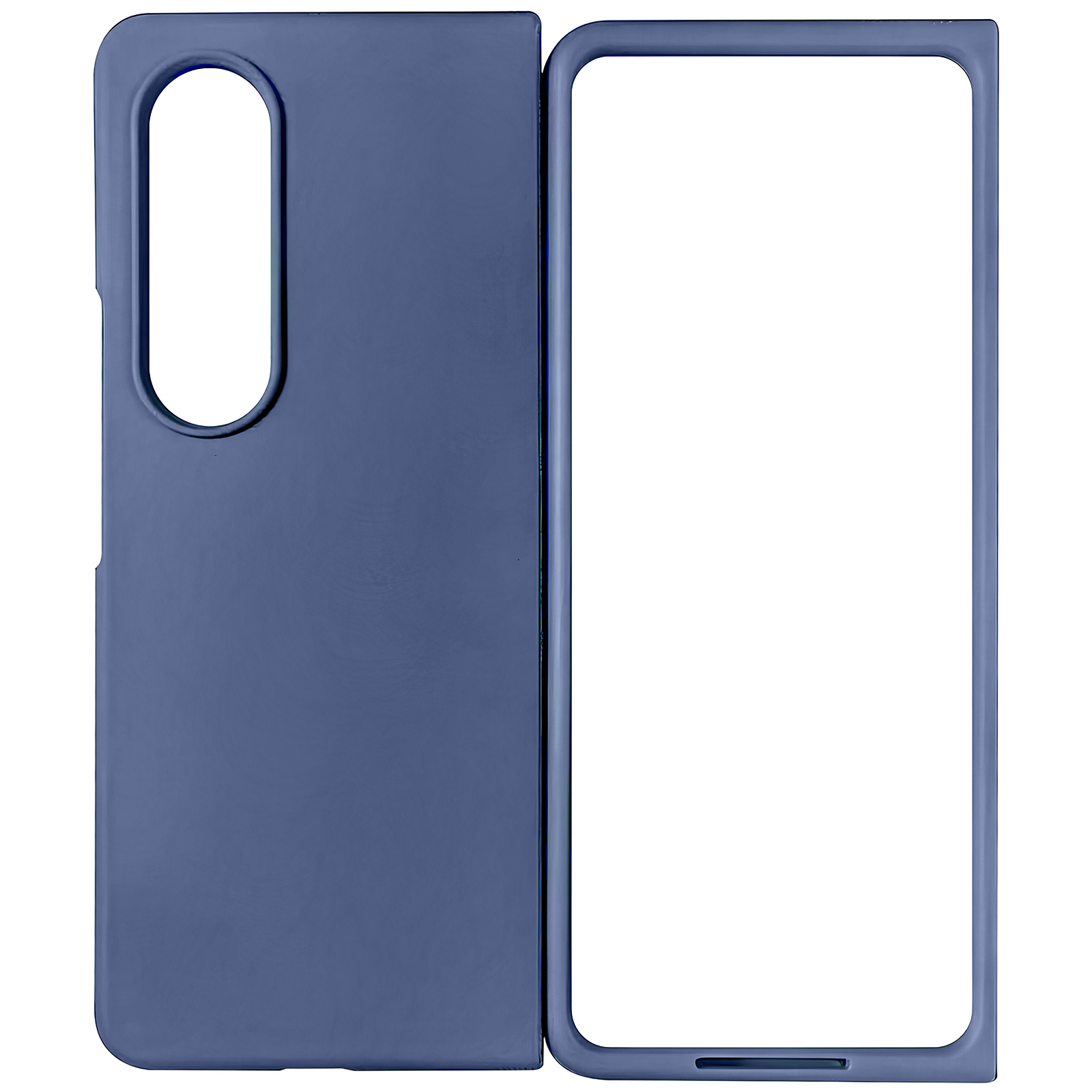 Чехол Foldables Silicone Cover Lakshmi (AAA) для Samsung Galaxy Z Fold5 (Темно-синий / Midnight blue)