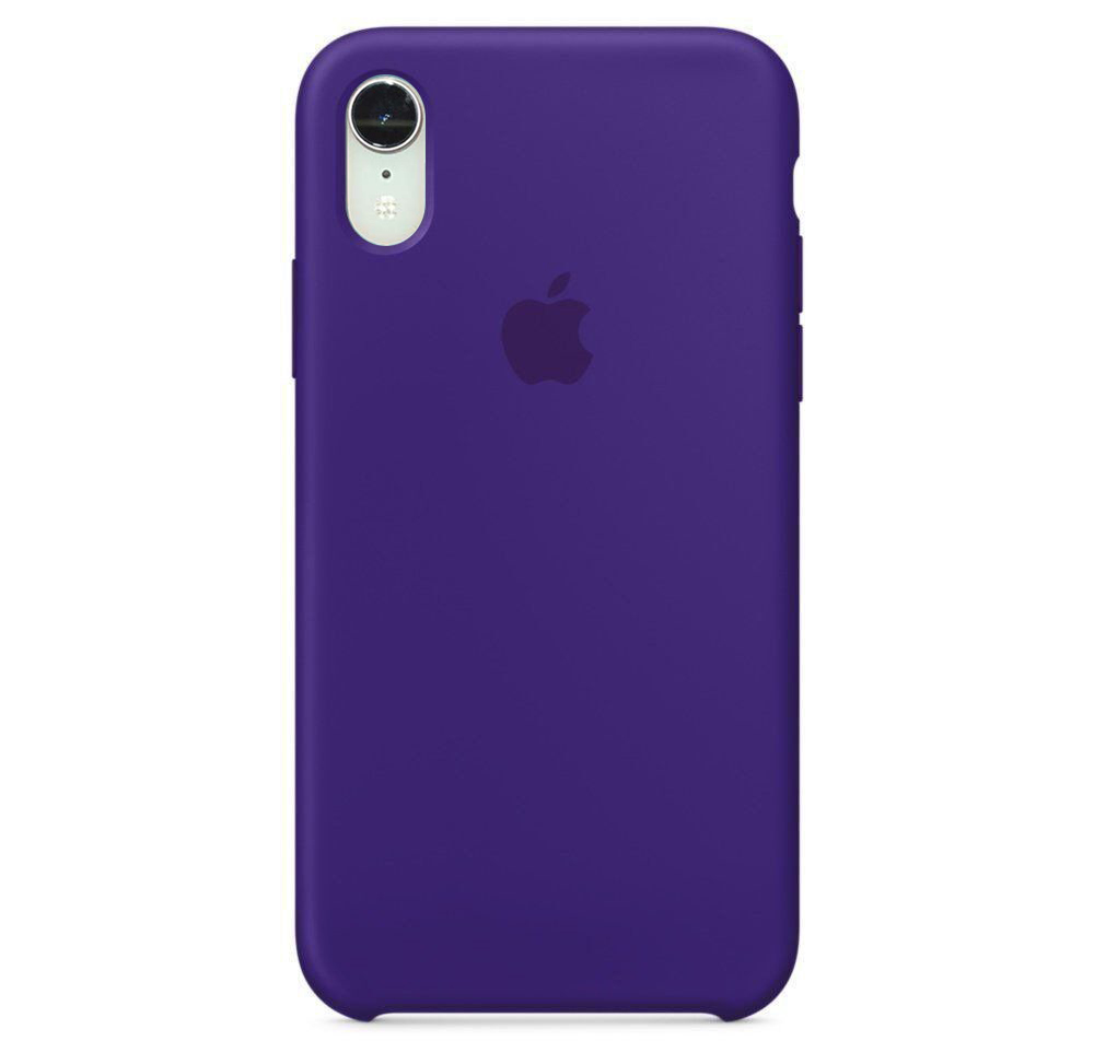 Чехол Silicone Case (AA) для Apple iPhone XR (6.1") (Фиолетовый / Ultra Violet)