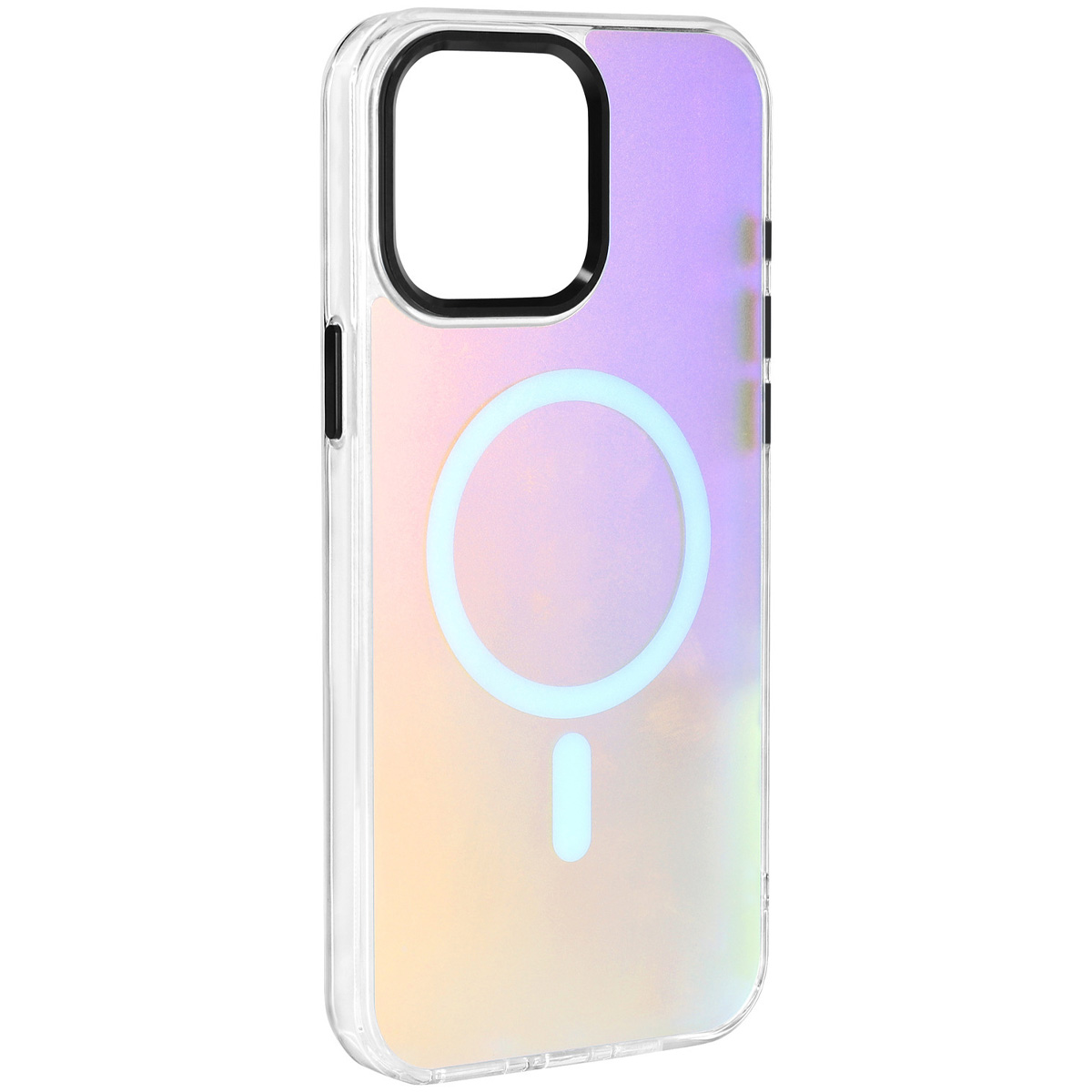 Чохол TPU Lunar Glow (MagFit) для Apple iPhone 14 Pro (6.1") (Titanium Black)