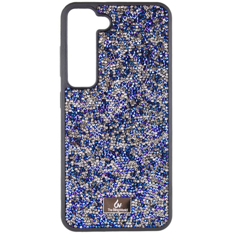 TPU чехол Bling World Rock Diamond для Samsung Galaxy S23+ (Синий)