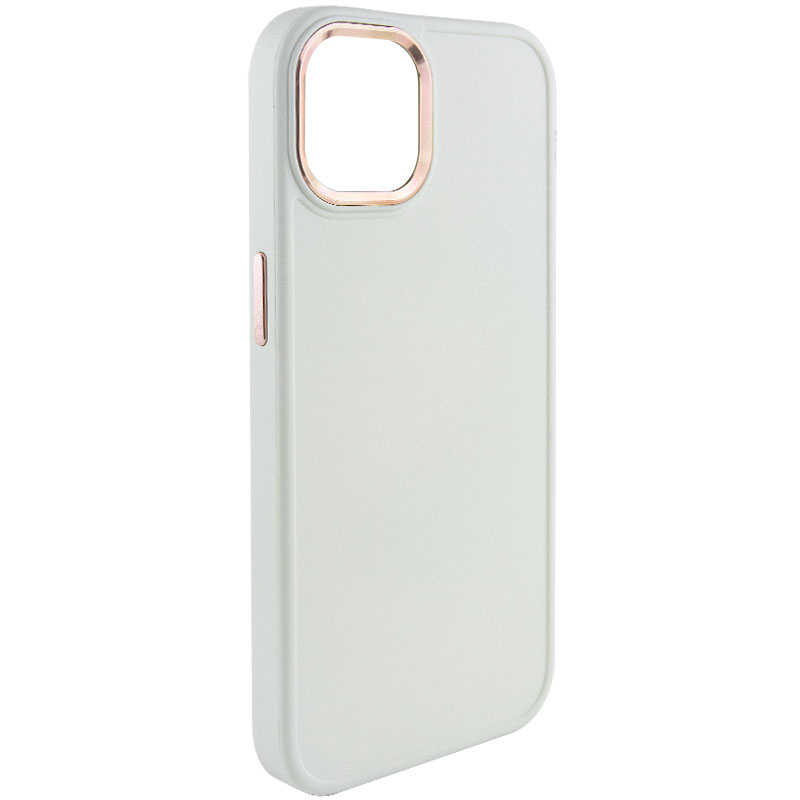 TPU чохол Bonbon Metal Style для для Apple iPhone 14 (6.1") (Білий / White)