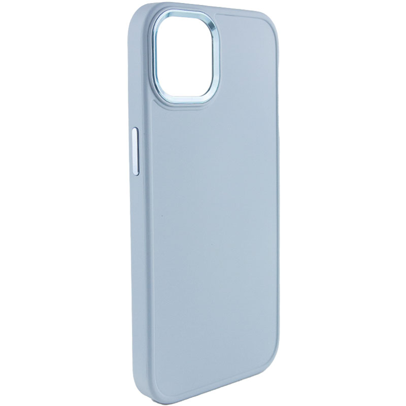 TPU чохол Bonbon Metal Style для для Apple iPhone 14 (6.1") (Блакитний / Mist blue)