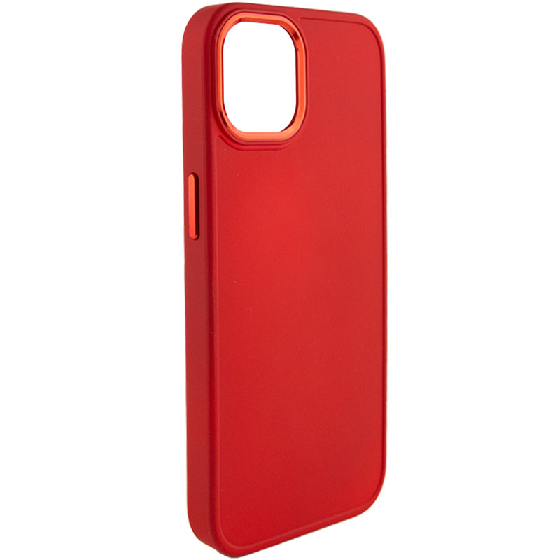 TPU чохол Bonbon Metal Style для для Apple iPhone 14 (6.1") (Червоний / Red)