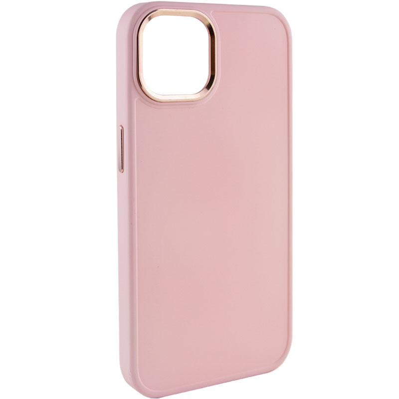 TPU чехол Bonbon Metal Style для Apple iPhone 14 (6.1") (Розовый / Light pink)