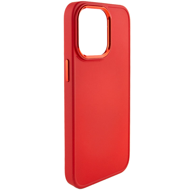 TPU чохол Bonbon Metal Style для для Apple iPhone 14 Pro (6.1") (Червоний / Red)