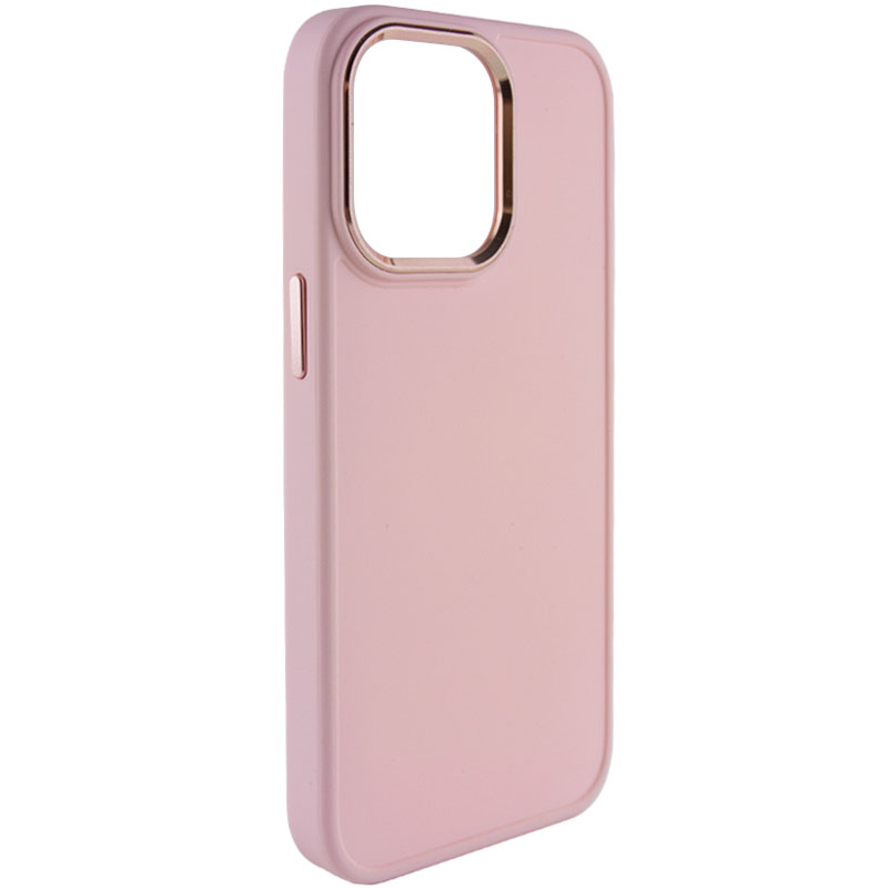 TPU чохол Bonbon Metal Style для для Apple iPhone 14 Pro (6.1") (Рожевий / Light pink)