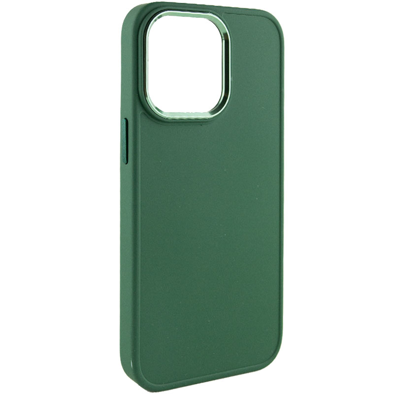 TPU чехол Bonbon Metal Style для Apple iPhone 14 Pro (6.1") (Зеленый / Army green)