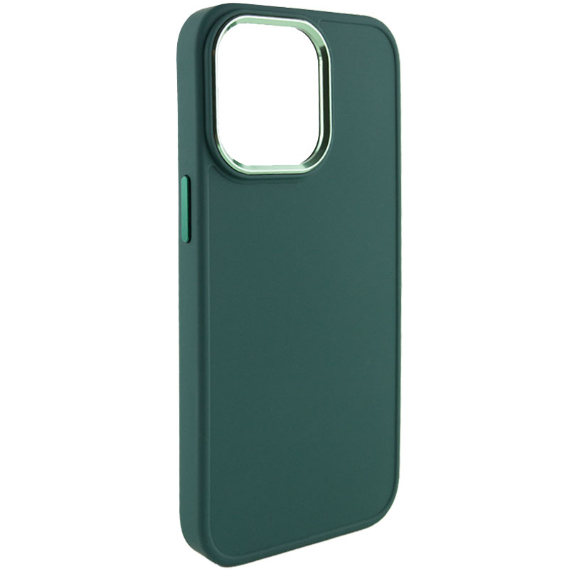 TPU чехол Bonbon Metal Style для Apple iPhone 14 Pro (6.1") (Зеленый / Pine green)