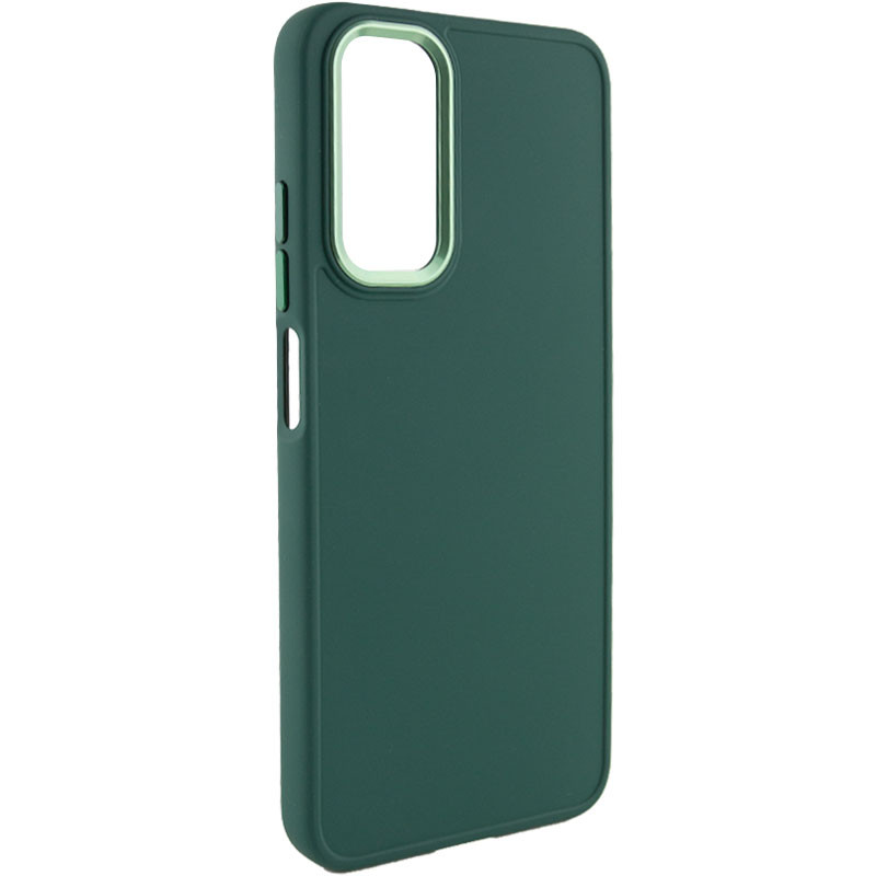 TPU чехол Bonbon Metal Style для Samsung Galaxy A14 4G/5G (Зеленый / Army green)