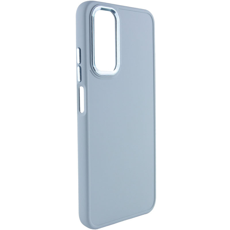 TPU чохол Bonbon Metal Style для для Samsung Galaxy A52 (Блакитний / Mist blue)