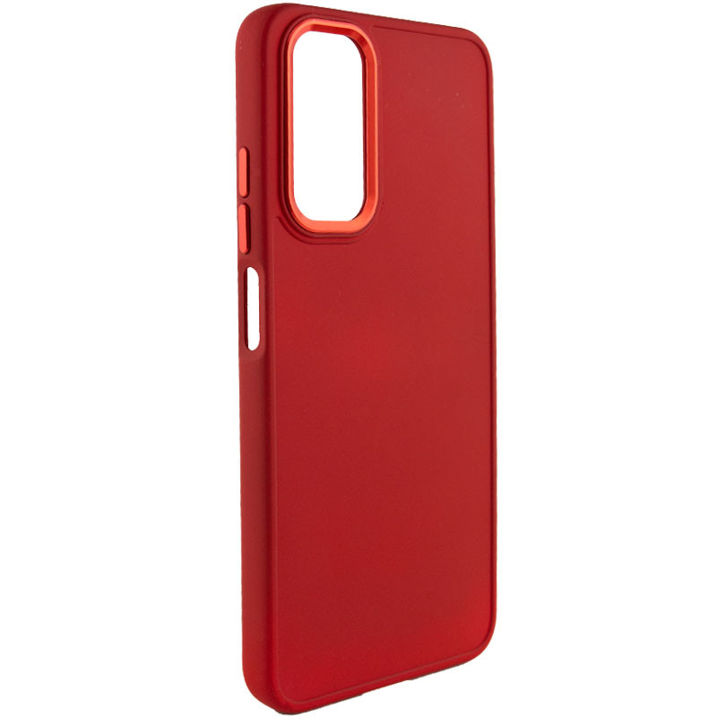 TPU чехол Bonbon Metal Style для Samsung Galaxy A52s (Красный / Red)