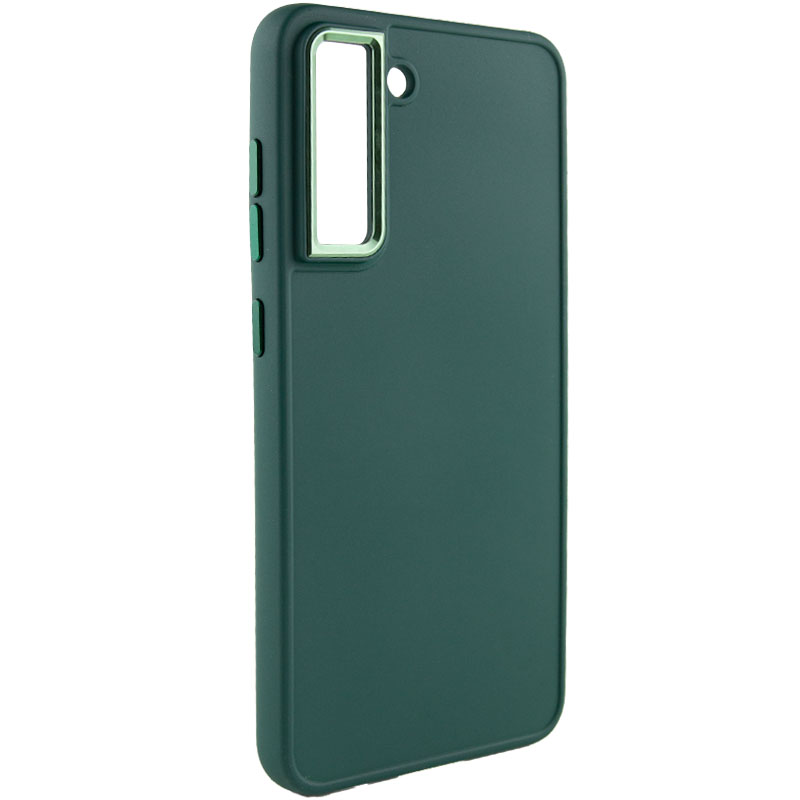 TPU чохол Bonbon Metal Style для для Samsung Galaxy S24+ (Зелений / Pine green)