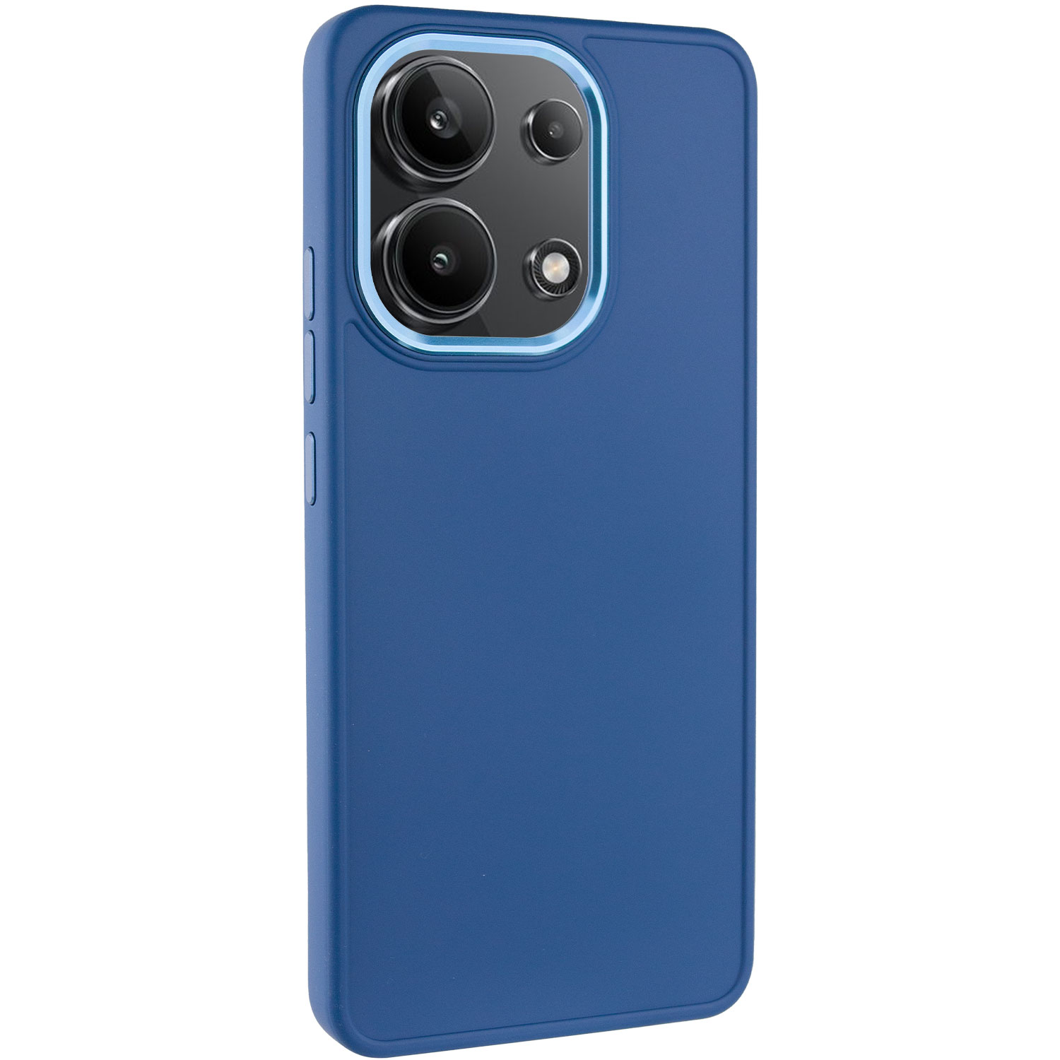 TPU чохол Bonbon Metal Style для для Xiaomi Redmi Note 13 Pro 4G (Синій / Denim Blue)