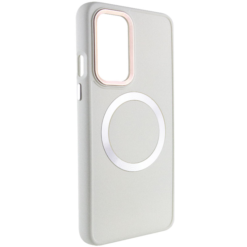 TPU чохол Bonbon Metal Style with MagSafe для OnePlus 9 Pro (Білий / White)