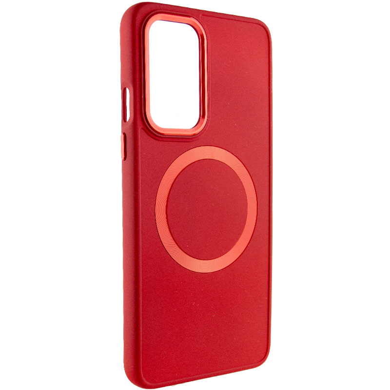 TPU чохол Bonbon Metal Style with MagSafe для OnePlus 9 Pro (Червоний / Red)