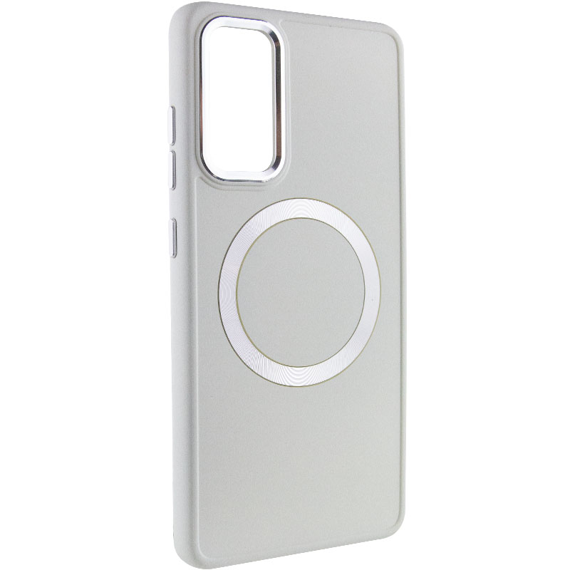TPU чехол Bonbon Metal Style with MagSafe для Samsung Galaxy S20 FE (Белый / White)