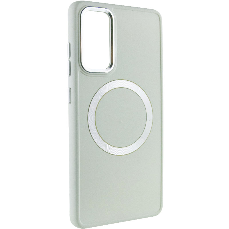 TPU чохол Bonbon Metal Style with MagSafe для Samsung Galaxy S24+ (Білий / White)