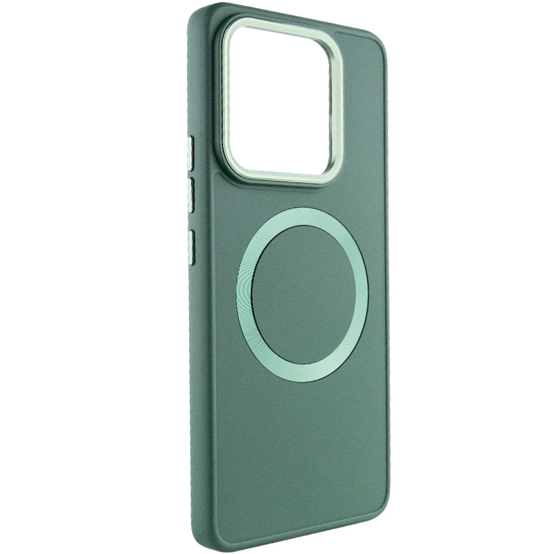 TPU чехол Bonbon Metal Style with MagSafe для Xiaomi 13 Pro (Зеленый / Army Green)
