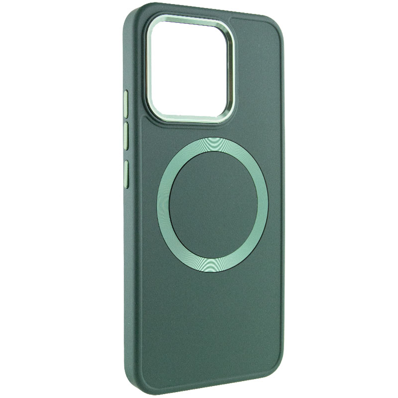 TPU чехол Bonbon Metal Style with MagSafe для Xiaomi 13 (Зеленый / Army Green)