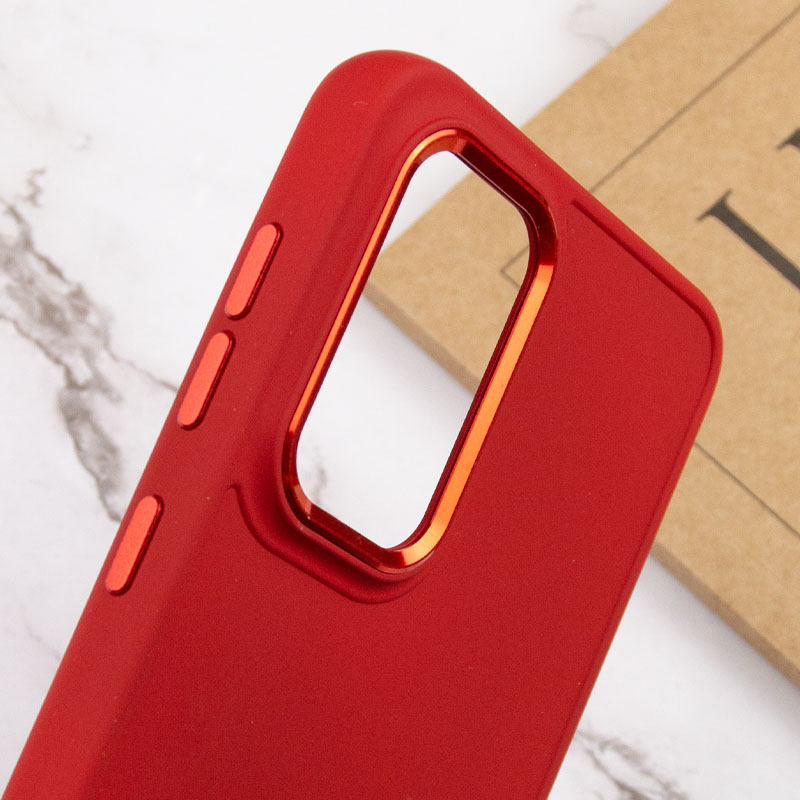 TPU чехол Bonbon Metal Style для Samsung Galaxy A33 5G Красный / Red на onecase.com.ua