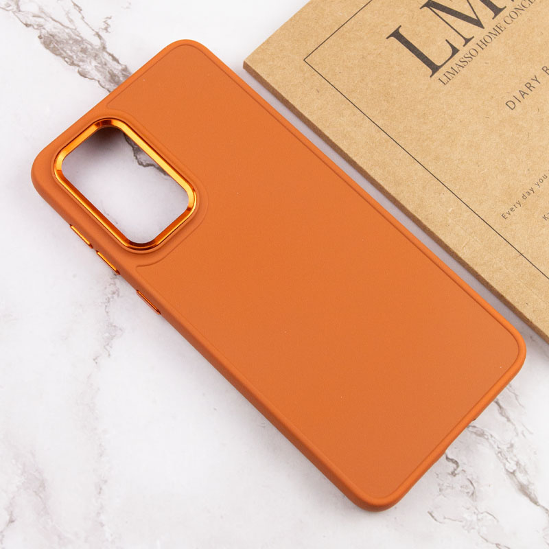 TPU чехол Bonbon Metal Style для Samsung Galaxy A33 5G Оранжевый / Papaya на onecase.com.ua