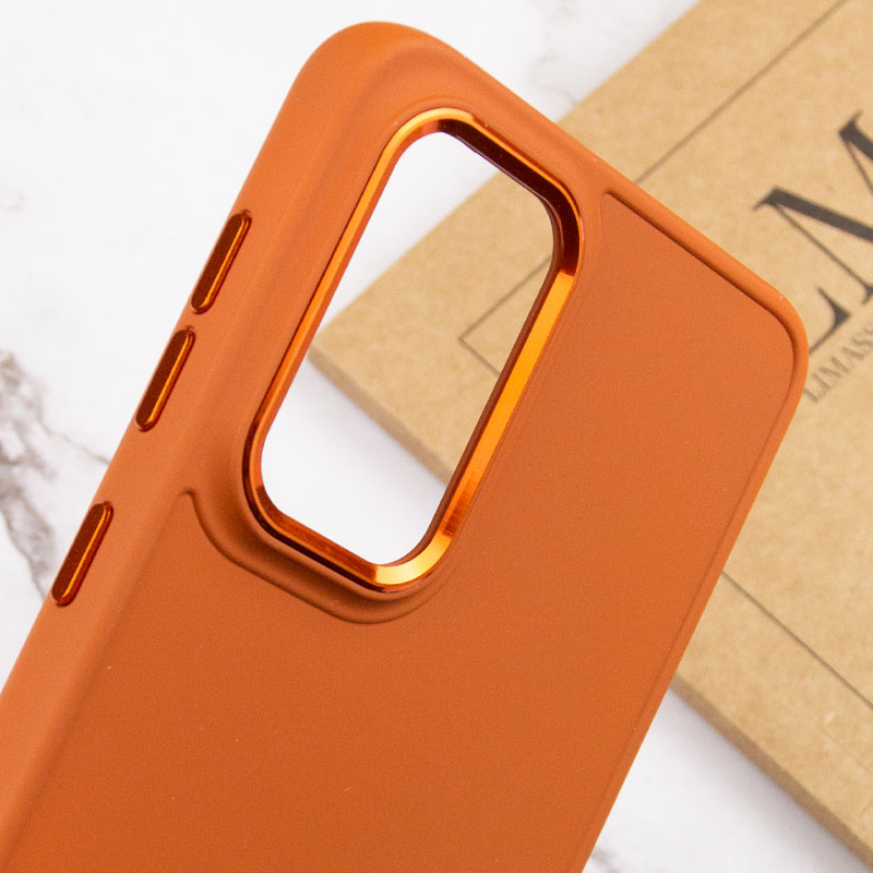 Купить TPU чехол Bonbon Metal Style для Samsung Galaxy A33 5G Оранжевый / Papaya на onecase.com.ua