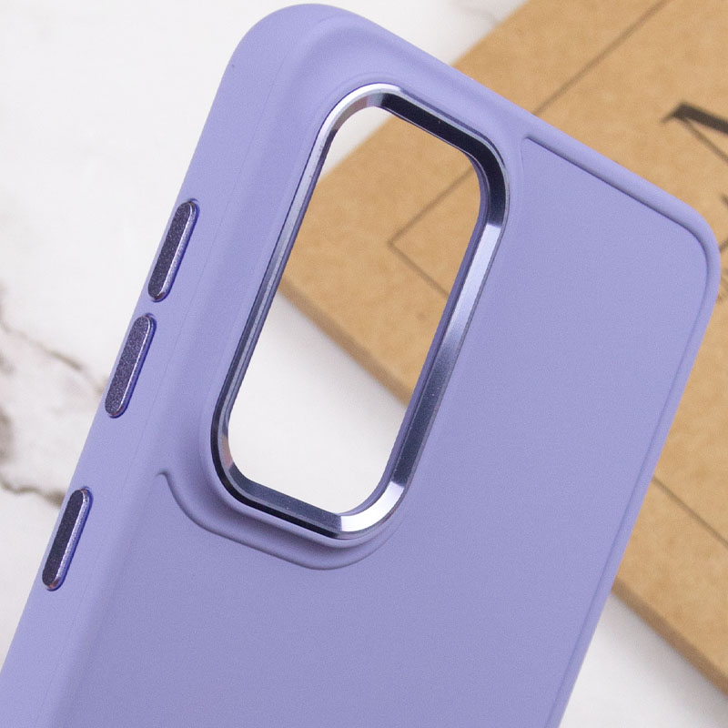 Купить TPU чехол Bonbon Metal Style для Samsung Galaxy A53 5G Сиреневый / Dasheen на onecase.com.ua