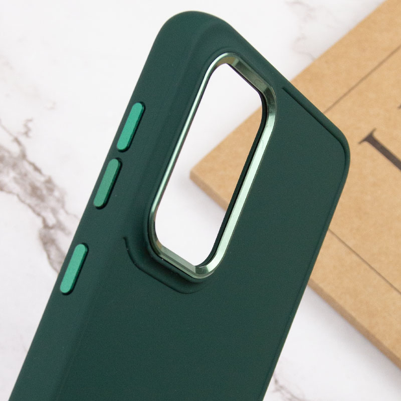 Купить TPU чехол Bonbon Metal Style для Samsung Galaxy A53 5G Зеленый / Army green на onecase.com.ua