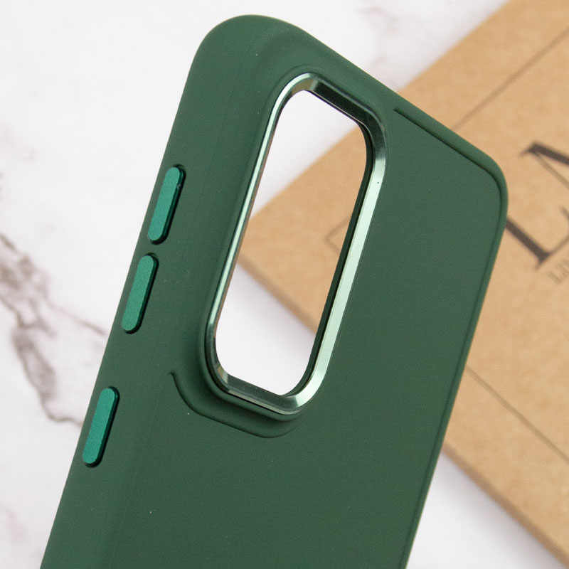 Купить TPU чехол Bonbon Metal Style для Samsung Galaxy A53 5G Зеленый / Pine green на onecase.com.ua