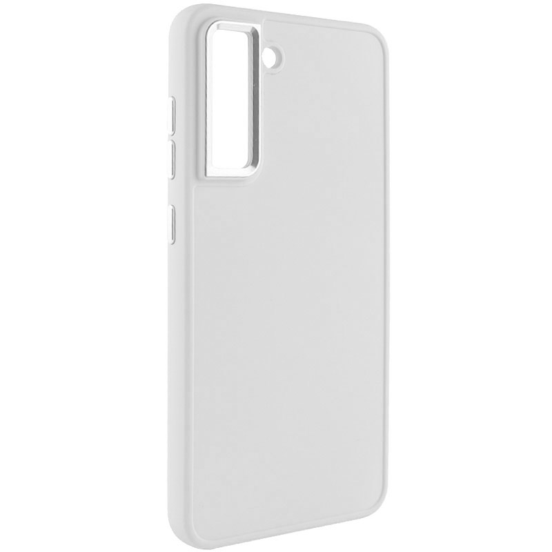 Фото TPU чехол Bonbon Metal Style для Samsung Galaxy S21 FE Белый / White на onecase.com.ua