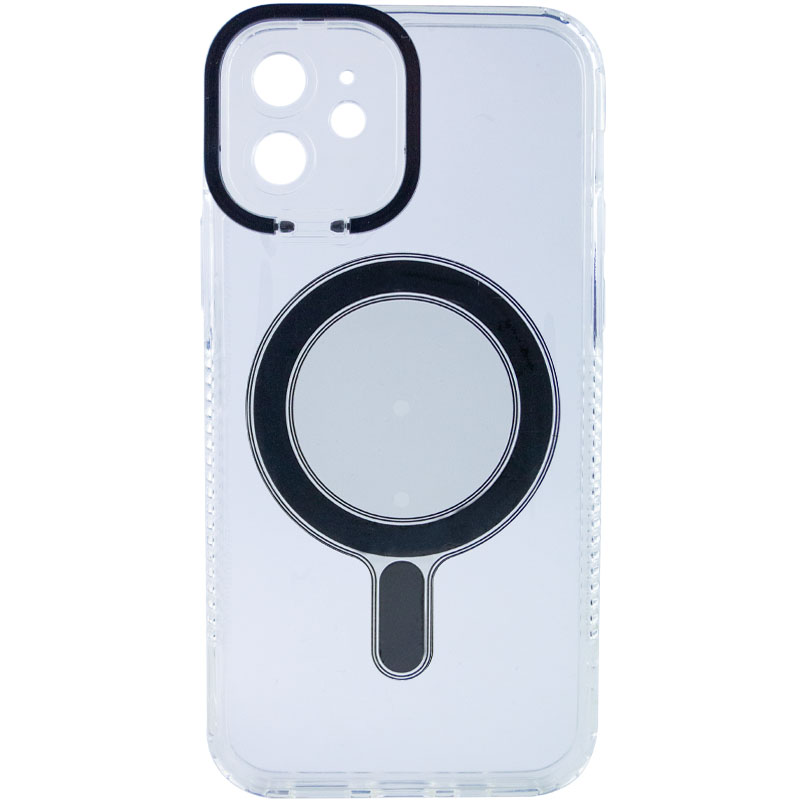 TPU чехол ColorCam with Magnetic Safe для Apple iPhone 12 (6.1") (Черный)