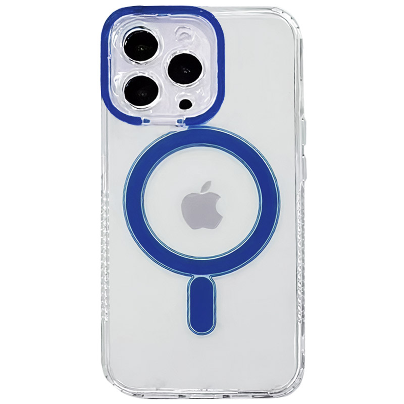 TPU чехол ColorCam with Magnetic Safe для Apple iPhone 12 Pro (6.1") (Синий)